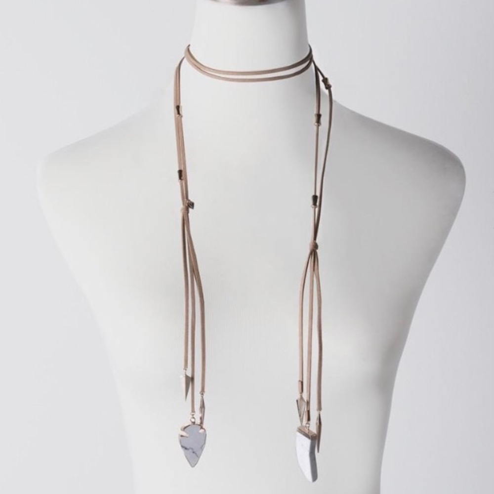 Wanderlust + Co Camel Choker Necklace